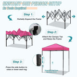 6x4 Instant Pop Up Canopy Tent - Eagle Peak