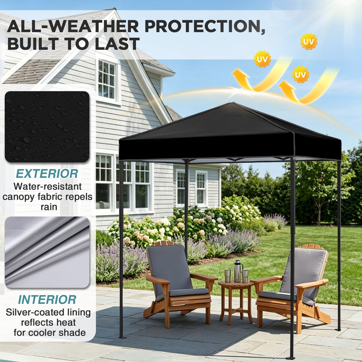 6x4 Instant Pop Up Canopy Tent - Eagle Peak®