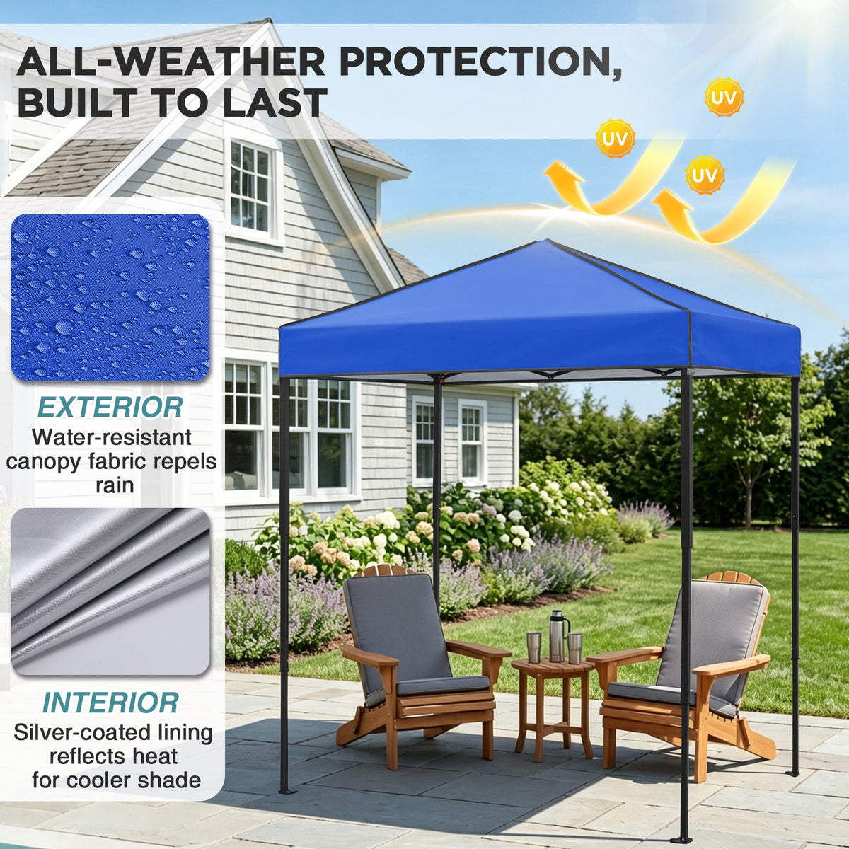 6x4 Instant Pop Up Canopy Tent - Eagle Peak®