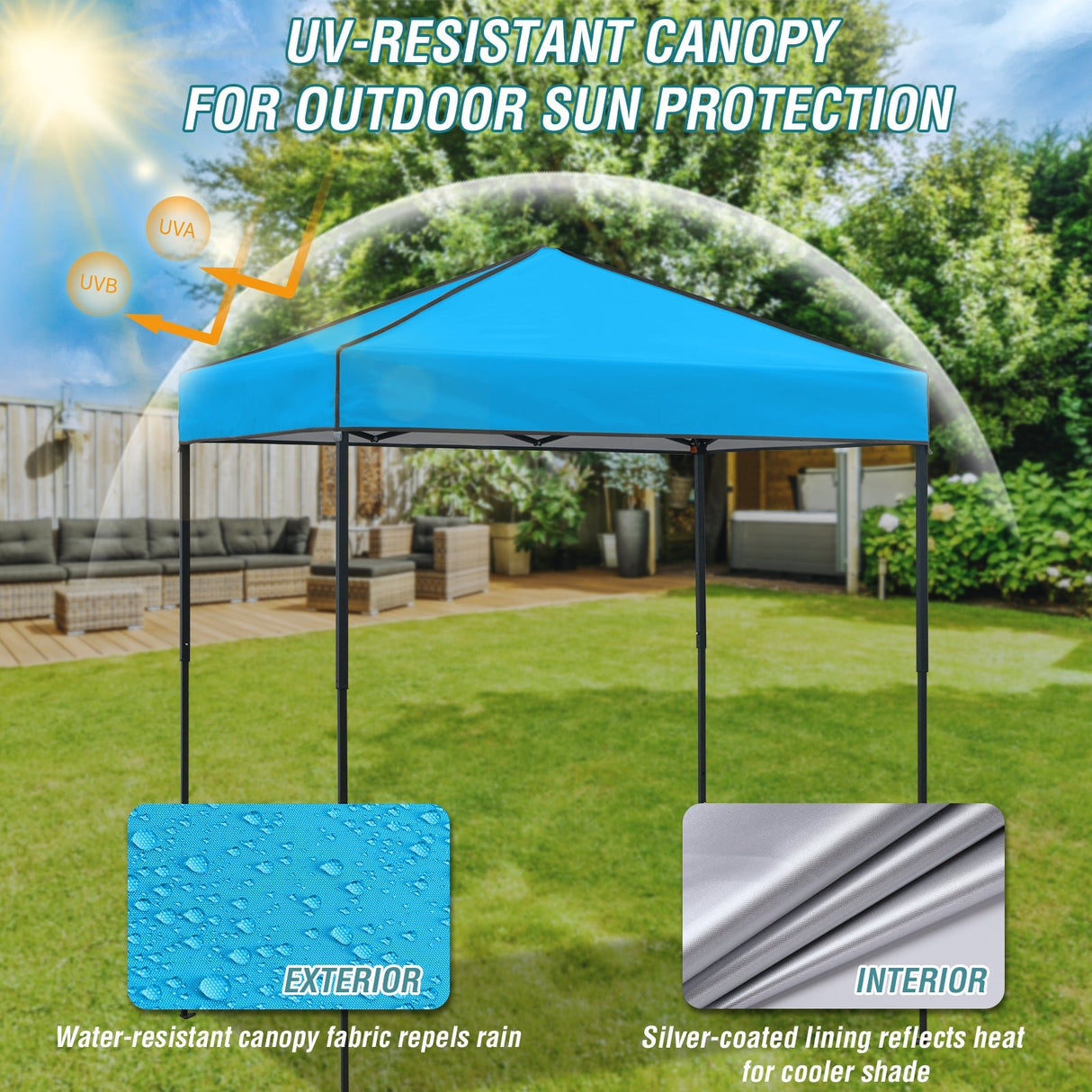 6x4 Instant Pop Up Canopy Tent - Eagle Peak Custom Canopy Tent