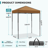 6x4 Instant Pop Up Canopy Tent - Eagle Peak®