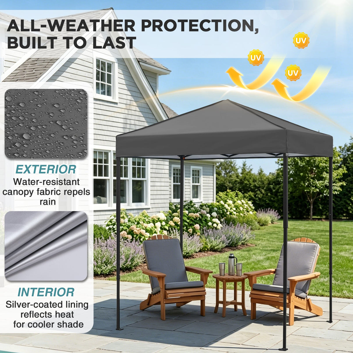 6x4 Instant Pop Up Canopy Tent - Eagle Peak®