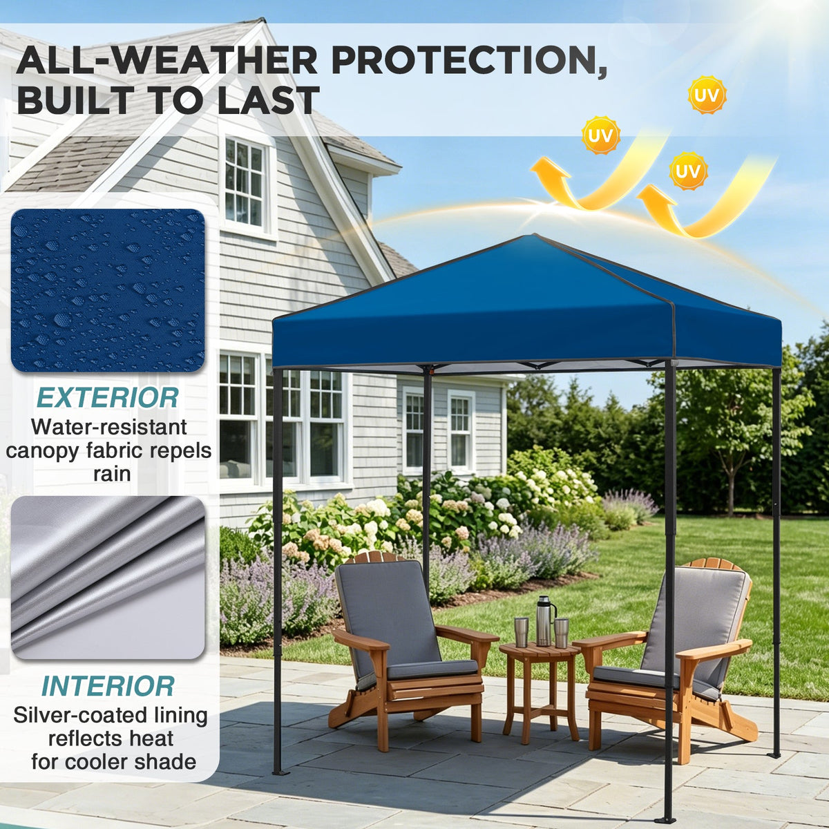 6x4 Instant Pop Up Canopy Tent - Eagle Peak®