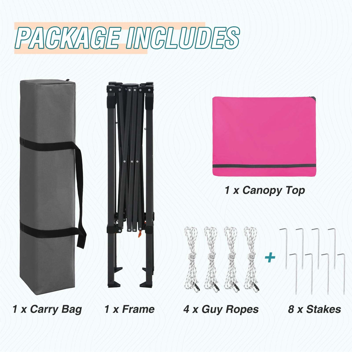 6x4 Instant Pop Up Canopy Tent - Eagle Peak