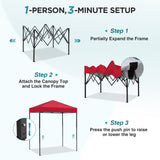 6x4 Instant Pop Up Canopy Tent - Eagle Peak®