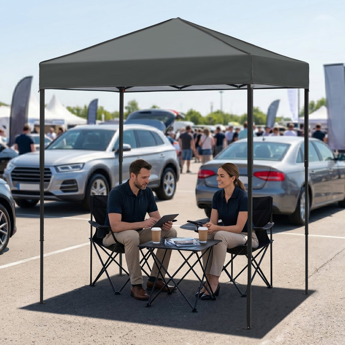 6x4 Instant Pop Up Canopy Tent - Eagle Peak®