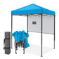 6x4 Instant Pop Up Canopy Tent with 1 Half Wall - Eagle Peak®