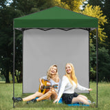 6x4 Instant Pop Up Canopy Tent with 1 Side Wall Panel - Eagle Peak Custom Canopy Tent