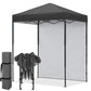 6x4 Instant Pop Up Canopy Tent with 1 Side Wall Panel - Eagle Peak®