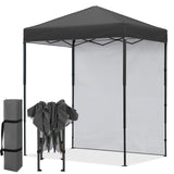 6x4 Instant Pop Up Canopy Tent with 1 Side Wall Panel - Eagle Peak®