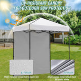6x4 Instant Pop Up Canopy Tent with 1 Side Wall Panel - Eagle Peak Custom Canopy Tent