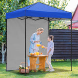 6x4 Instant Pop Up Canopy Tent with 1 Side Wall Panel - Eagle Peak Custom Canopy Tent