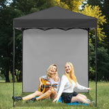 6x4 Instant Pop Up Canopy Tent with 1 Side Wall Panel - Eagle Peak Custom Canopy Tent