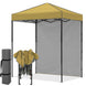 6x4 Instant Pop Up Canopy Tent with 1 Side Wall Panel - Eagle Peak