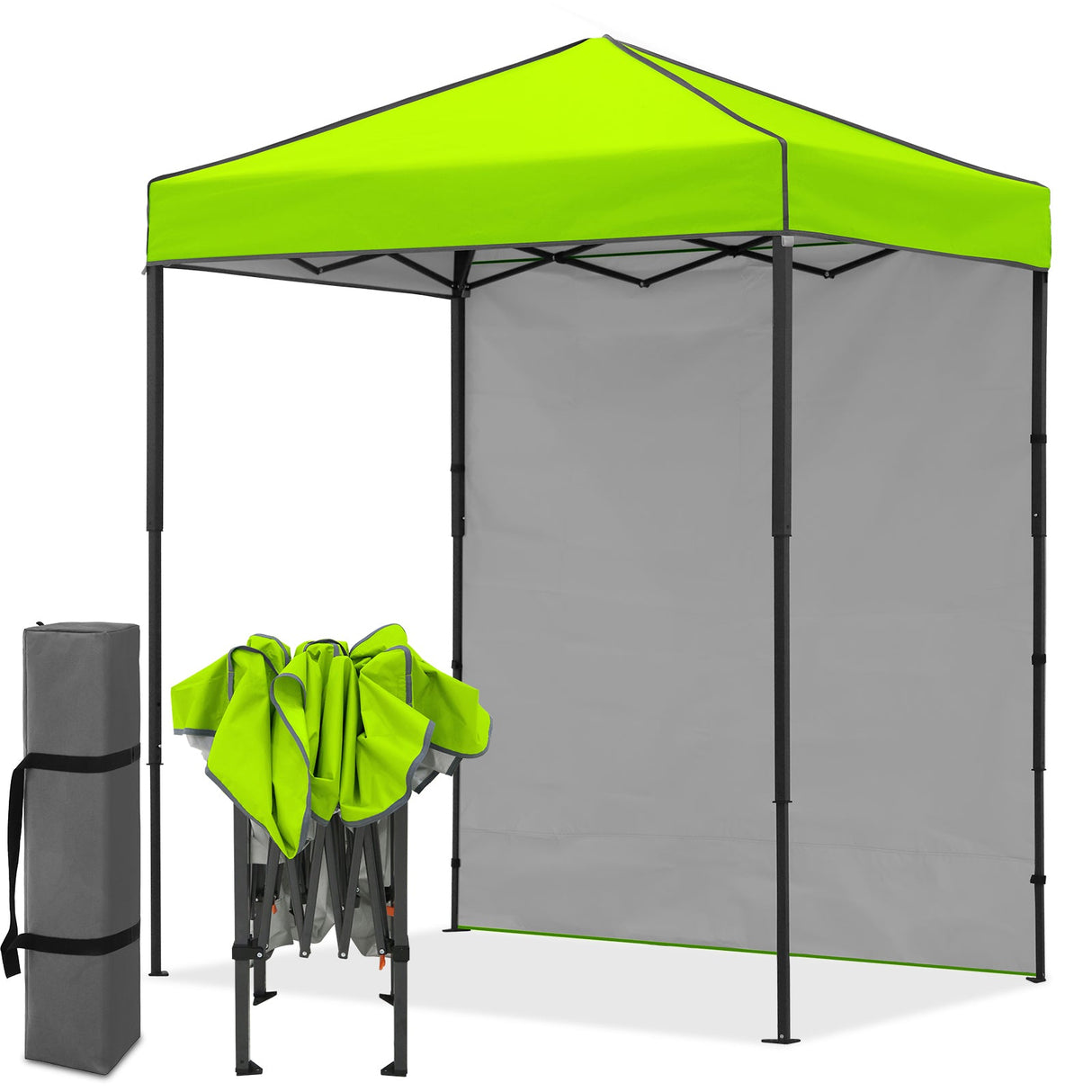6x4 Instant Pop Up Canopy Tent with 1 Side Wall Panel - Eagle Peak
