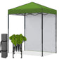 6x4 Instant Pop Up Canopy Tent with 1 Side Wall Panel - Eagle Peak®