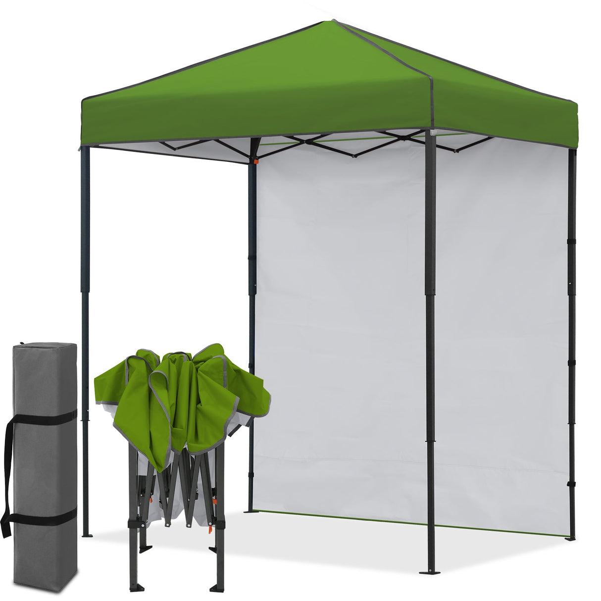 6x4 Instant Pop Up Canopy Tent with 1 Side Wall Panel - Eagle Peak®