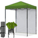 6x4 Instant Pop Up Canopy Tent with 1 Side Wall Panel - Eagle Peak®