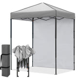 6x4 Instant Pop Up Canopy Tent with 1 Side Wall Panel - Eagle Peak®