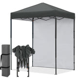 6x4 Instant Pop Up Canopy Tent with 1 Side Wall Panel - Eagle Peak®