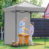 6x4 Instant Pop Up Canopy Tent with 1 Side Wall Panel - Eagle Peak Custom Canopy Tent