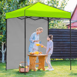 6x4 Instant Pop Up Canopy Tent with 1 Side Wall Panel - Eagle Peak Custom Canopy Tent