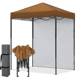 6x4 Instant Pop Up Canopy Tent with 1 Side Wall Panel - Eagle Peak®