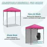 6x4 Instant Pop Up Canopy Tent with 1 Side Wall Panel - Eagle Peak