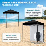6x4 Instant Pop Up Canopy Tent with 1 Side Wall Panel - Eagle Peak®