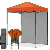 6x4 Instant Pop Up Canopy Tent with 1 Side Wall Panel - Eagle Peak