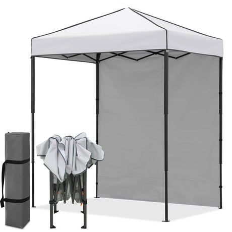 6x4 Instant Pop Up Canopy Tent with 1 Side Wall Panel - Eagle Peak
