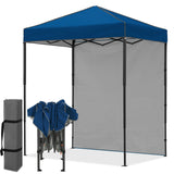 6x4 Instant Pop Up Canopy Tent with 1 Side Wall Panel - Eagle Peak