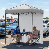 6x4 Instant Pop Up Canopy Tent with 1 Side Wall Panel - Eagle Peak®
