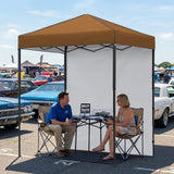 6x4 Instant Pop Up Canopy Tent with 1 Side Wall Panel - Eagle Peak®