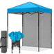 6x4 Instant Pop Up Canopy Tent with 1 Side Wall Panel - Eagle Peak