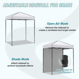 6x4 Instant Pop Up Canopy Tent with 1 Side Wall Panel - Eagle Peak Custom Canopy Tent