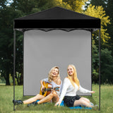 6x4 Instant Pop Up Canopy Tent with 1 Side Wall Panel - Eagle Peak Custom Canopy Tent