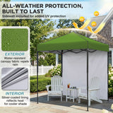 6x4 Instant Pop Up Canopy Tent with 1 Side Wall Panel - Eagle Peak®