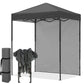 6x4 Instant Pop Up Canopy Tent with 1 Side Wall Panel - Eagle Peak
