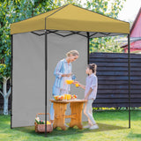6x4 Instant Pop Up Canopy Tent with 1 Side Wall Panel - Eagle Peak Custom Canopy Tent