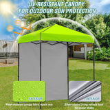 6x4 Instant Pop Up Canopy Tent with 1 Side Wall Panel - Eagle Peak Custom Canopy Tent