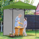 6x4 Instant Pop Up Canopy Tent with 1 Side Wall Panel - Eagle Peak Custom Canopy Tent