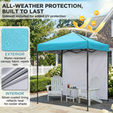 6x4 Instant Pop Up Canopy Tent with 1 Side Wall Panel - Eagle Peak®