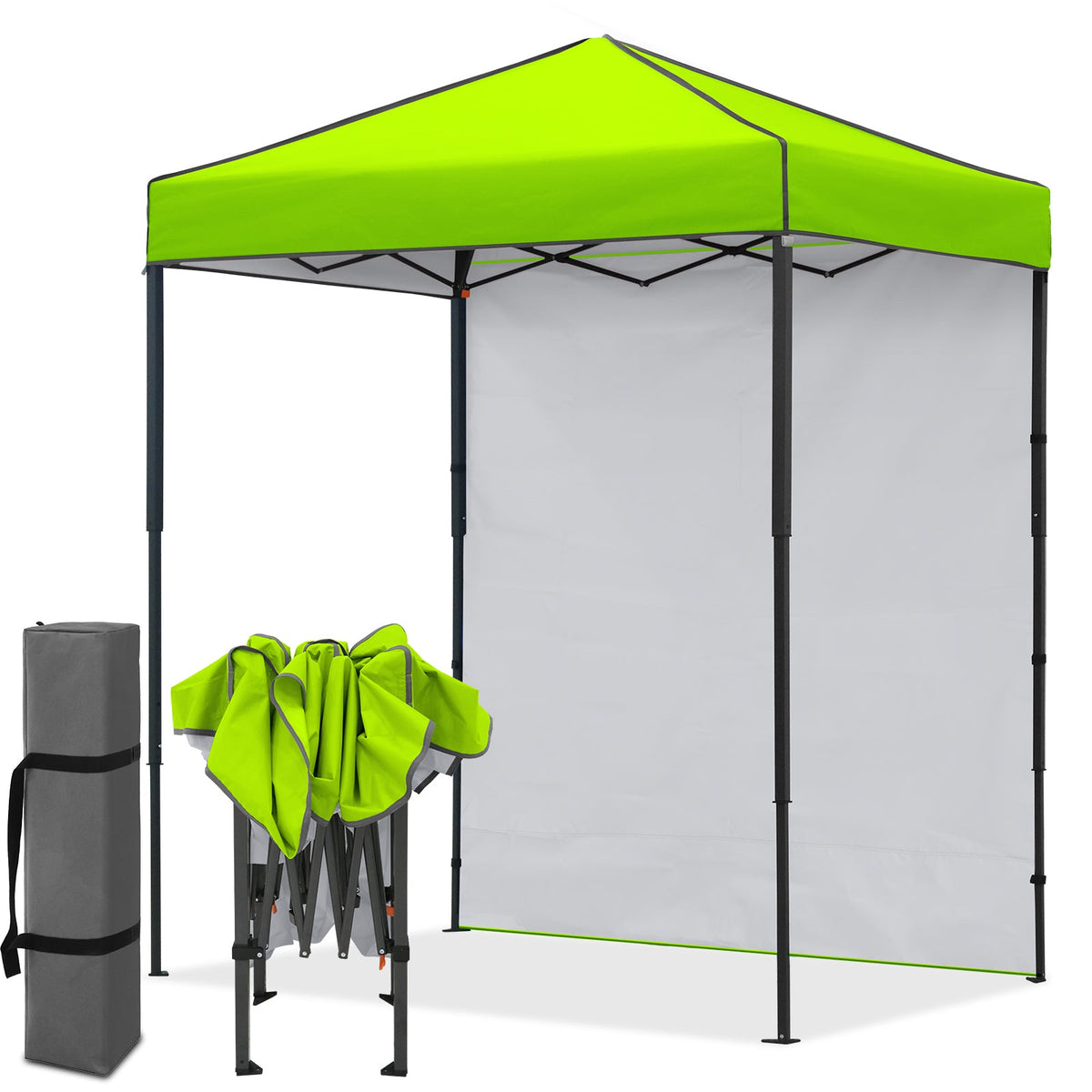 6x4 Instant Pop Up Canopy Tent with 1 Sidewall - Eagle Peak®
