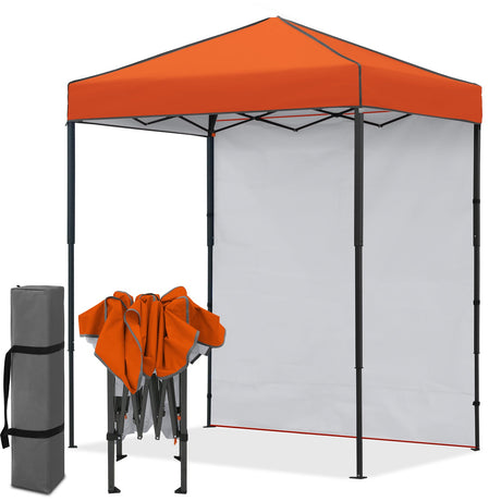 6x4 Instant Pop Up Canopy Tent with 1 Sidewall - Eagle Peak®