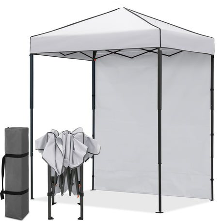 6x4 Instant Pop Up Canopy Tent with 1 Sidewall - Eagle Peak®