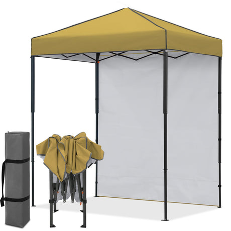6x4 Instant Pop Up Canopy Tent with 1 Sidewall - Eagle Peak®