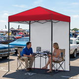 6x4 Instant Pop Up Canopy Tent with 1 Sidewall - Eagle Peak®