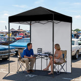 6x4 Instant Pop Up Canopy Tent with 1 Sidewall - Eagle Peak®