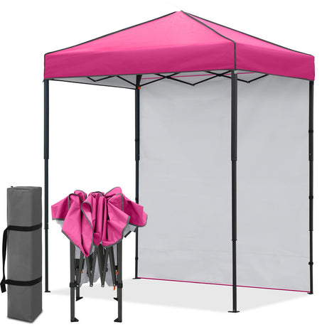 6x4 Instant Pop Up Canopy Tent with 1 Sidewall - Eagle Peak®